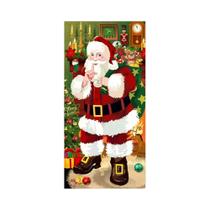 Decoração de Natal para Porta e Parede - Tapeçaria de Fundo para Festa de Ano Novo