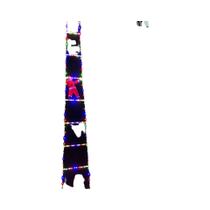 Decoração De Natal USB Com Luz Quente, Papai Noel Escalando Escada De 3M, Ornamento Para Jardim E Decoração De Natal USB Com Luz Quente, Papai Noel Escalando Escada De 3M, Ornamento Para Jardim E