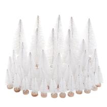 Decoração de Natal Yookat Mini Christmas Trees x40 White