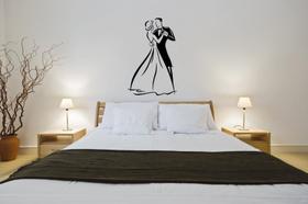Decoração de Parede Adesivo Casal de Noivos Dançando Para sala
