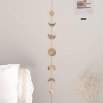 Decoração de parede BASE ROOTS Moon Phase Gold para quarto e sala de estar