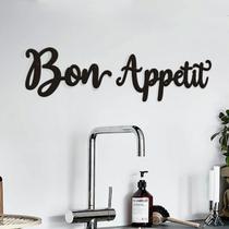 Decoração de parede Bon Appetit Metal Sign Farmhouse Kitchen Art Decoração de parede Bon Appetit Metal Sign Farmhouse Kitchen Art