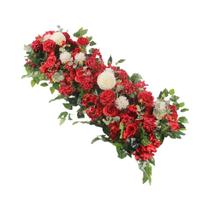Decoração de Parede com Flor de Peônia de Seda (50/100cm) - Arranjo para Casamento DIY