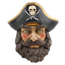 Decoração de Parede em Gesso 22x22cm - Tema Pirata Barba Negra - Decor2