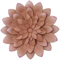 Decoração de parede Everydecor Succulent Metal Flowers Pink 3D Decoração de parede Everydecor Succulent Metal Flowers Pink 3D