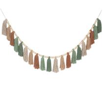 Decoração de parede Garland Tasruwat Sage Green Brown Boho