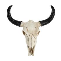 Decoração de parede IMIKEYA Halloween Cow Skull Statue Bull Head Decoração de parede IMIKEYA Halloween Cow Skull Statue Bull Head