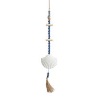 Decoração de parede JQAQJU Wooden Scallop Shells Driftwood Sea Theme Decoração de parede JQAQJU Wooden Scallop Shells Driftwood Sea Theme
