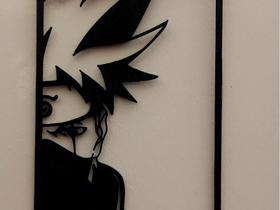 Decoração de Parede Kakashi Hatake Naruto Decoração de Parede Kakashi Hatake Naruto