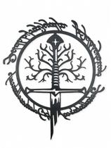 Decoração de Parede O Senhor dos Anéis - Símbolos de Gondor em 3D