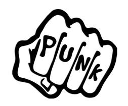 Decoração De Parede Punho Punk Rock - Poster 3d - Moai Shop