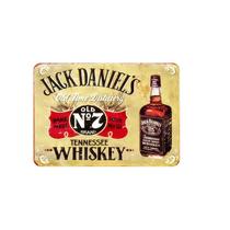 Decoração de parede retrô de uísque vintage Jack Daniel's Tin Sign 20x30cm Decoração de parede retrô de uísque vintage Jack Daniel's Tin Sign 20x30cm
