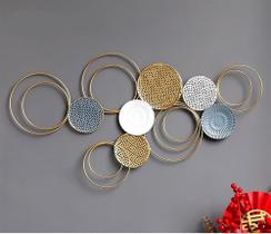 Decoração de parede WKSPOO Metal 3D Home Art Handmade Iron