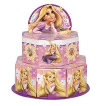 Decoração de peça central Favor Box Disney Tangled para 8 Decoração de peça central Favor Box Disney Tangled para 8