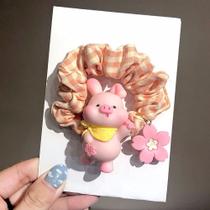 Decoração de porco de desenho animado Doce Elástico Pano Derada Forma Fl