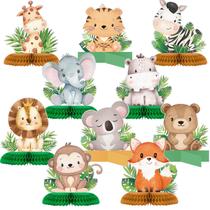 Decoração de Safari para Bebê - Kit com 10 Peças Gueevin