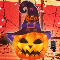 Decoração de silhueta de janela de Halloween LAMPHOME 20LED