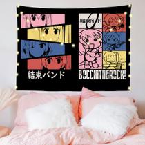 Decoração de tapeçaria para pendurar na parede Anime Bocchis Rocks 150x130cm Decoração de tapeçaria para pendurar na parede Anime Bocchis Rocks 150x130cm