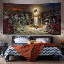 Decoração de tapeçaria para pendurar na parede Jesus Anime 150x150cm