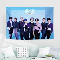 Decoração de tapeçaria para pendurar na parede Strays Kids Maniacs Anime