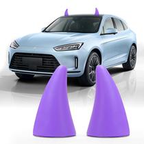 Decoração de teto de carro YGMONER Devil Horns Fashion Purple Decoração de teto de carro YGMONER Devil Horns Fashion Purple