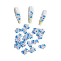 Decoração de Unhas 3D Sanrio Hello Kitty & Kuromi - Strass e Encantos Decoração de Unhas 3D Sanrio Hello Kitty & Kuromi - Strass e Encantos