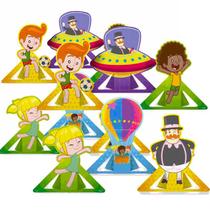 Decoração Display de mesa Mundo BIta festa 6 unid