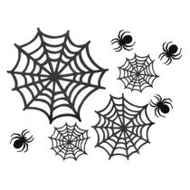 Decoração Enfeite de Halloween Teia de Aranha Dia das Bruxas