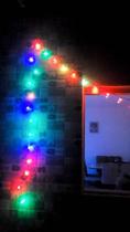 Decoração Enfeite de Natal pisca pisca de luz bola 6 metros e 40 leds colorido. 220v