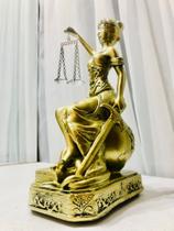 Decoração escritório Estatueta Deusa Da Justiça Themis Advocacia Direito