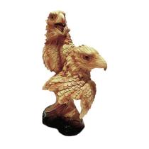 Decoração Escultura Cabeças De Águia Estátua Em Resina 23cm - Gici Decor