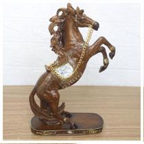 Decoração Escultura Cavalo Ornamental Estátua Resina 28cm - Gici Decor