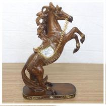 Decoração Escultura Cavalo Ornamental Estátua Resina 28cm