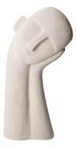 Decoração Escultura Enfeite Face Rosto Mart 15875
