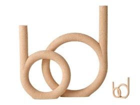 Decoração Escultura Minimalista Adorno Sala Mesa Grande