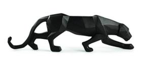 Decoração Escultura Pantera Negra Leopardo Mart 12425