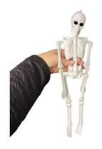 Decoração Esqueleto Humano Articulado Halloween Plástico