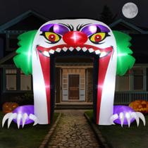 Decoração exterior de palhaço inflável de Halloween ZPISF Giant 3m Decoração exterior de palhaço inflável de Halloween ZPISF Giant 3m