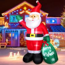 Decoração exterior inflável de Natal de 8 pés de Papai Noel