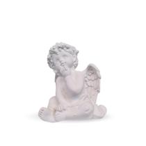 Decoração Festa Batizado Quarto Bebê Mini Anjo Gesso Premium 11 Cm Pintado Branco VÁRIAS VARIEDADES