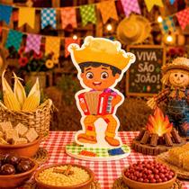 Decoração Festa Junina de Mesa Toten Caipirinhas São João EVA com Base Decoração Festa Junina de Mesa Toten Caipirinhas São João EVA com Base