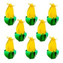 Decoração Festa Junina Milho em EVA Kit Caixa Surpresa 8 Un