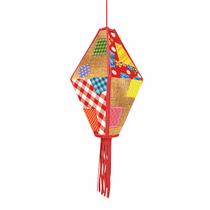 Decoração Festa Junina Pendente Balão 3D Estampado E.V.A Julina Arraiá