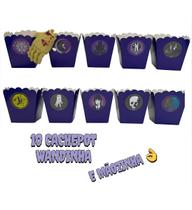 Decoração Festa Wandinha Cachepot Pequeno Personalizado