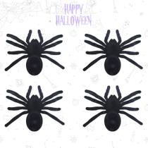 Decoração Halloween Aranha Detalhista Dia Da Bruxa 4 unid