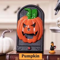 Decoração Halloween Caveira Assustador Enfeite Luz E Som Decoração Halloween Caveira Assustador Enfeite Luz E Som