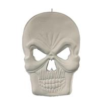 Decoração Halloween Caveira Crânio Branco 3D em EVA Pra Parede e Porta