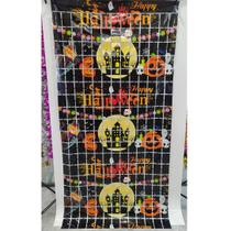 Decoração Halloween Cortina Metalizada para Festa 2m x 1m