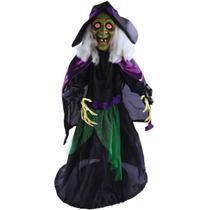 Decoração Halloween de Terror Bruxa Que Anda Sozinha Olhos Brilhantes e Dá Risada Boneca Eletrônica Brinquedo Decoração Halloween de Terror Bruxa Que Anda Sozinha Olhos Brilhantes e Dá Risada Boneca Eletrônica Brinquedo
