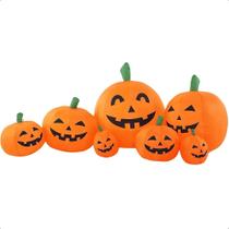 Decoração Halloween Externa Abóbora Gigante Com Led Lanterna Infláveis Divertidas Enfeite Para Casa e Jardim - Fantasias Carol CRMS